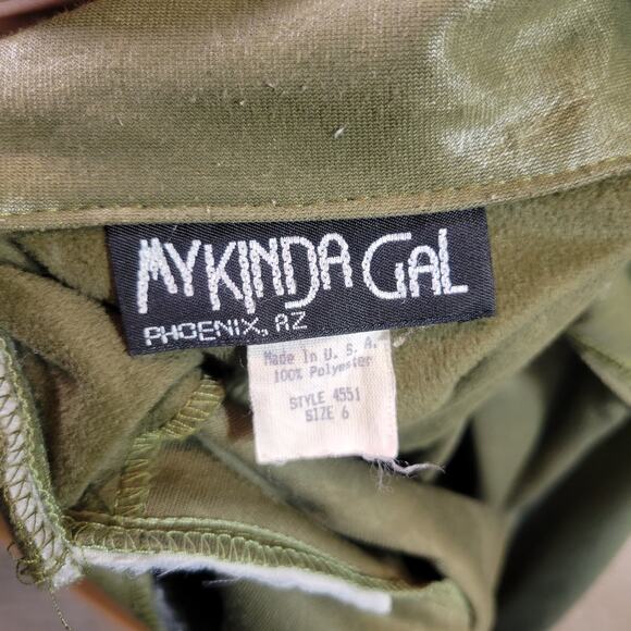 My Kinda Gal Vintage 70s Green Jumpsuit, 6 - Picture 4 of 4